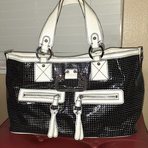 Guess Black & White Spectator Purse - Classy!